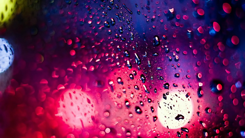water drops, glass, 1080P, water on glass, bokeh