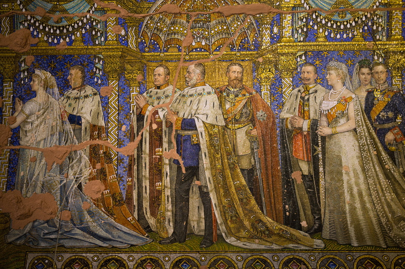 craft, ornate, architecture, creativity, sculpture, spirituality, no people, historic, mural, indoors, kaiser wilhelm 1, travel destinations, art and craft
