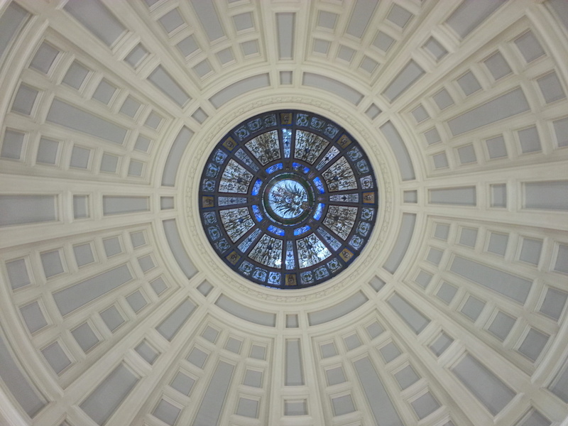 geometric shape, full frame, pattern, ceiling, germany, dome, apse, ornate, directly below, circle, no people, indoors, backgrounds, bad homburg, concentric
