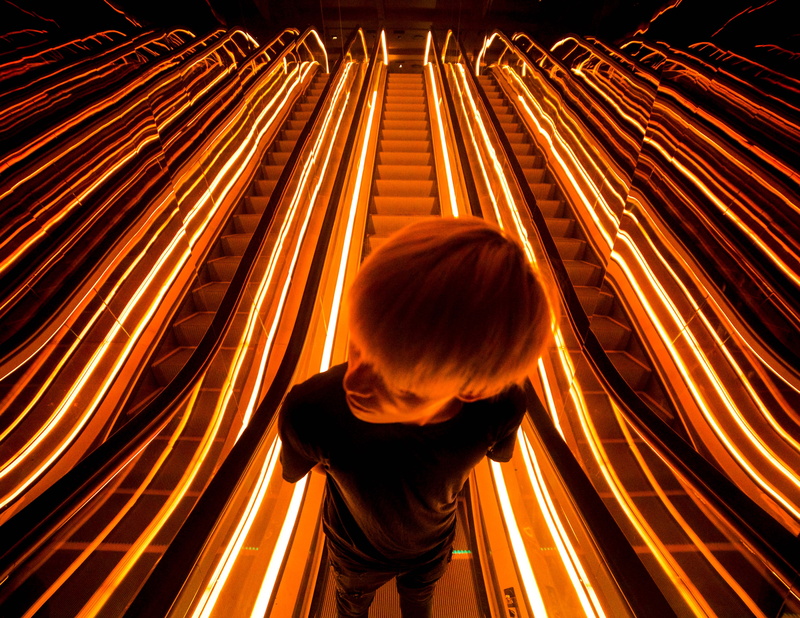 child, black, glowing, childhood, design, burning, 4K, motion, neck, tone, urban, akingsny, one person, line, boys, light, interior, light play, light - natural phenomenon