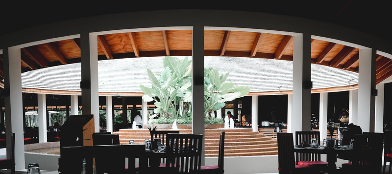 dining, ornament, luxury, seat, furniture, absence, room, food and drink, architecture, table, cafe, business, modern, setting, food and drink industry