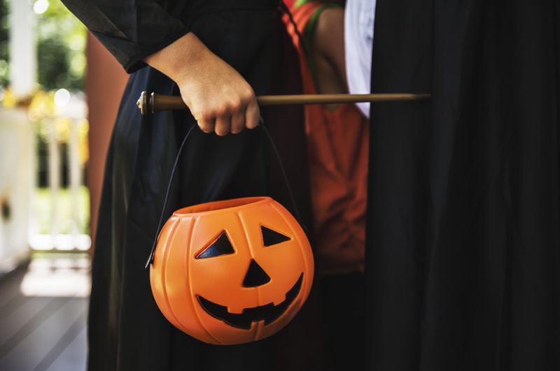 clothing, craft, festive, halloween, jack olantern, scary, bucket, season, one person, midsection, o, lantern, indoors, costume, outfit, festival, person