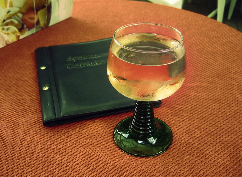 1080P, glass - material, refreshment, hard, menu, wine list, indoors, wine glass, white liquid, glass, focus on foreground, wood panel, still life, text