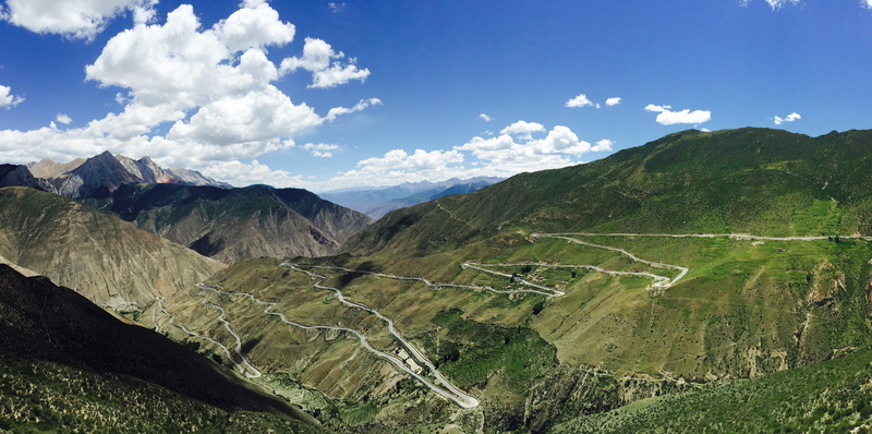 mountain Peak, environment, mountain, travel, rural scene, 72 nu river po, Eighteen, china, three hundred and eighteen national highway, cloud - Sky, land