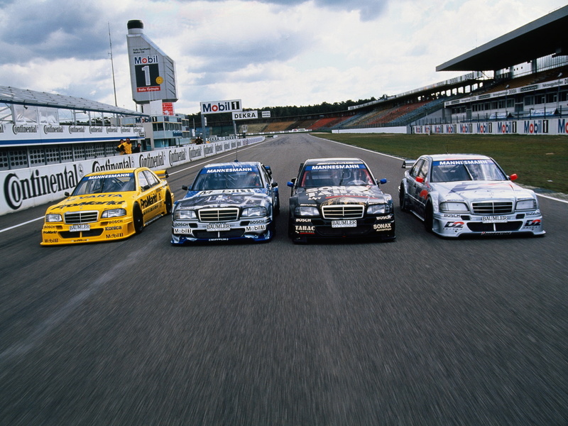 racing, amg, dtm, 1080P, w202, benz, 1994, race, mercedes