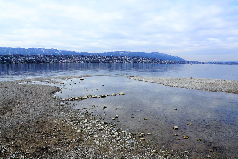 cloud - sky, beach, stones, lake, road, landscape, rest, horizontal, river, nature, küsnacht, travel, outdoors, land, city, switzerland, sand, spring, mood