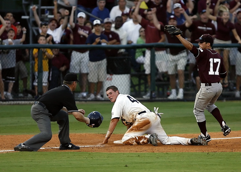 umpires call, stadium, american, effort, athlete, fans, 1080P, match - sport, men, batting, baseball player, adult, base, ncaa, baseball - sport, baseball
