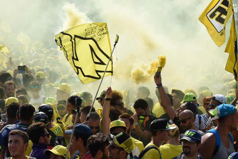 enjoyment, outdoors, standing, flag, spectator, music festival, motogp, match - sport, event, adult, valentino rossi, women, real people, Festivity, fun