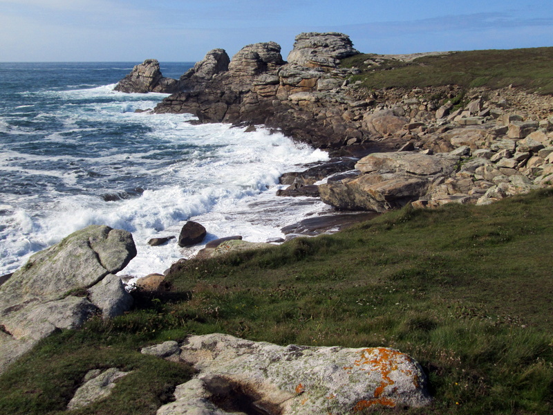 seaside, side, nature, scenics - nature, swell, day, beauty in nature, Sea, scum, Brittany, 4K, rocky coastline, Wild Coast, outdoors, Ocean, hitting