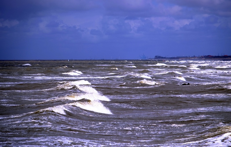 sky, wave, motion, outdoors, scenics - nature, day, scum, sport, rock, cloud - sky, water, tranquility, movement, land, beauty in nature, seaside, 2K