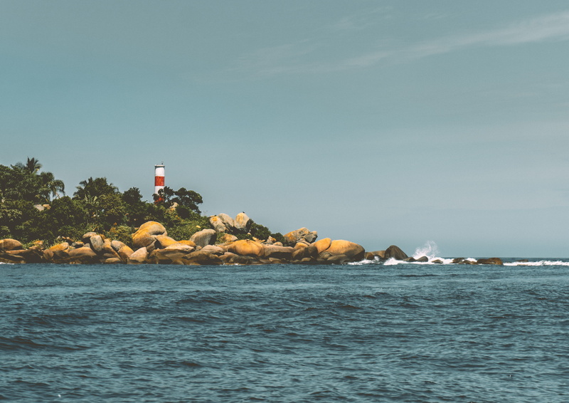 landscape, water, rock, ilhabela, blue, rocks, day, tower, solid, brazil, nature, tranquil scene, waterfront, rock - object, waves, beauty in nature, architecture