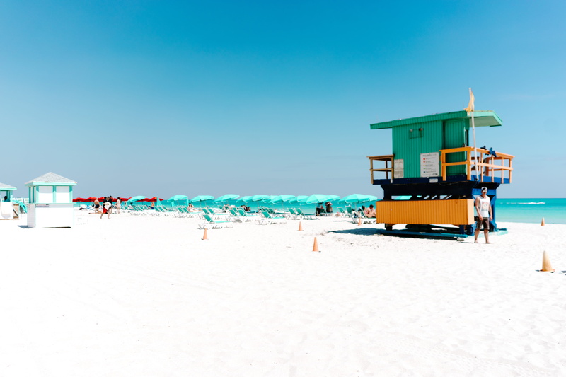vacations, nature, countryside, summer, clear sky, built structure, scenics - nature, water, man made structure, sea, miami, guard, shoreline, house, sand