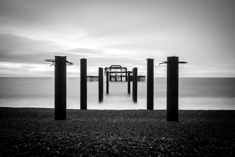 architecture, sussex, icon, cloud, body of water, landscape, english, kingdom, coastal, pillars, outdoors, columns, seashore, channel, coastline, body
