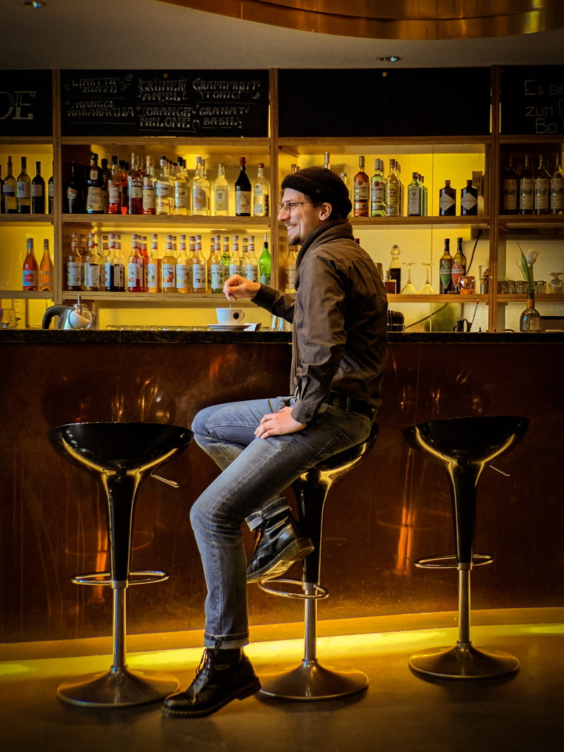 furniture, coffee, full length, 2K, man, pub, barstool, glass, goblet, stool, shelf, young men, men, refreshment, in a row, bar - drink establishment