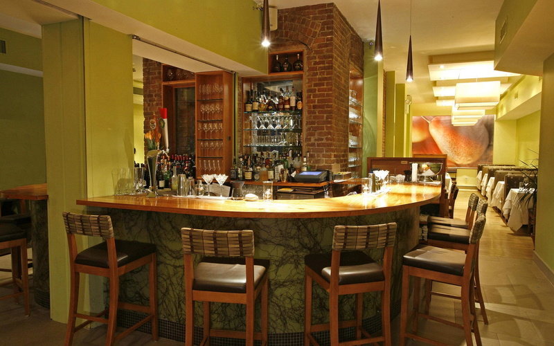 illuminated, furniture, electric lamp, lifestyles, hotel, indoors, brown, bottle, design, setting, elegance, apartment, dining Room, dinner, pub, absence