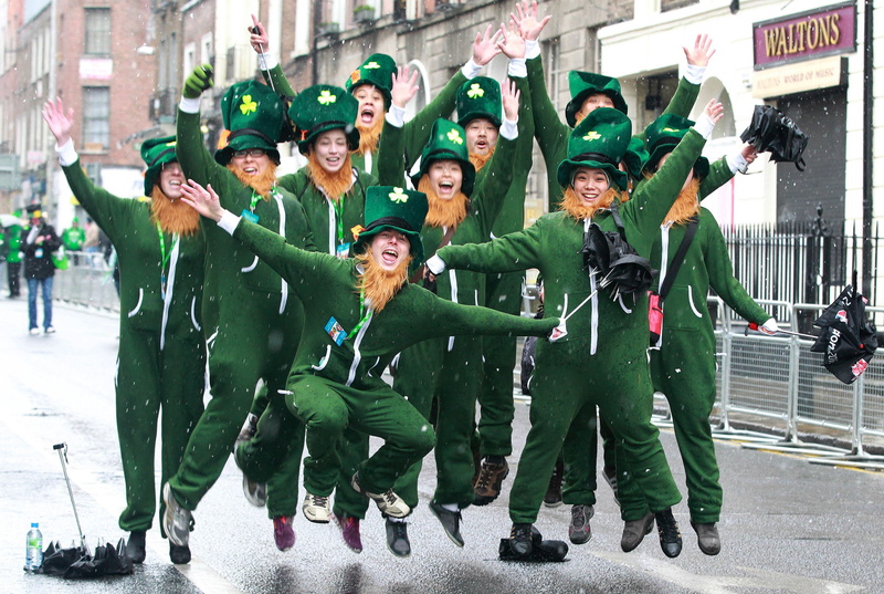 festival, green, 4K, Saint Patricks Day, Ireland