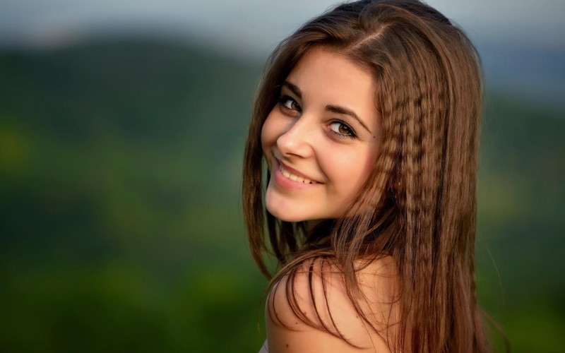 human face, smiling, happiness, human hair, headshot, hairstyle, portrait, long hair, women redhead face dana kareglazaya portrait smiling, adult, human body part