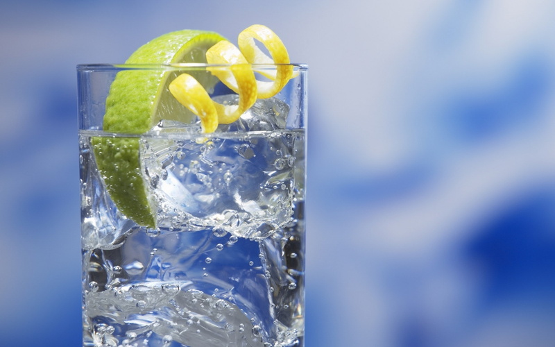 gin, tonic, cocktail, 1080P