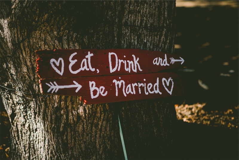no people, trunk, day, marriage, warning sign, message, tree trunk, text, sign, plant, nature, leaning, tree, Drink, two, information, wood - material