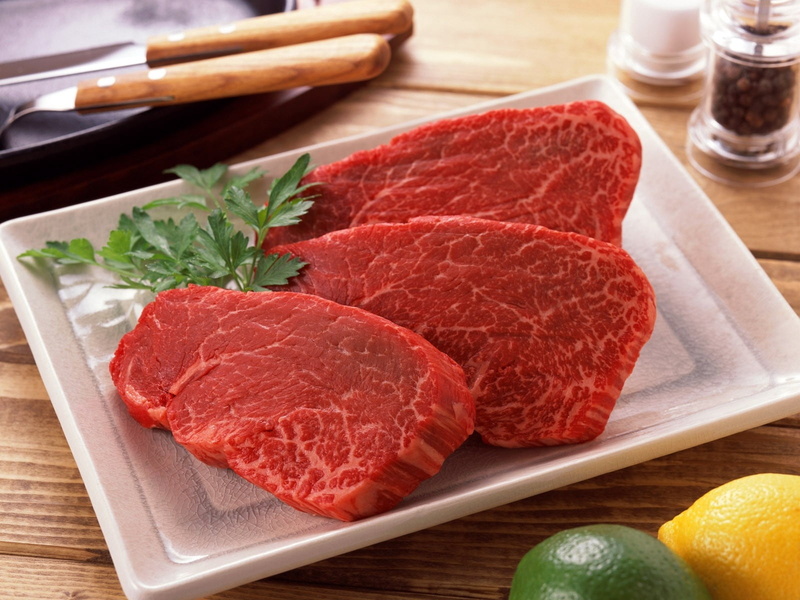 cutlet, meats, steak, salt shaker, marbled effect, gourmet, pork, meat, slice, 720P, tenderloin, healthy Eating, food And Drink, beef, loin, plank, rosemary