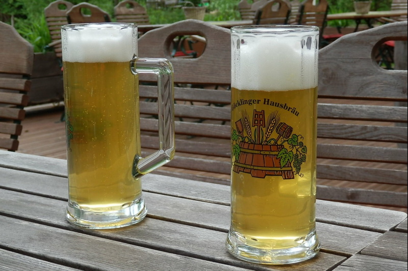 table, wood - material, no people, glass, sat, thirst, refreshment, freshness, beer foam, thirst quencher, drink, beer garden, household equipment, beer
