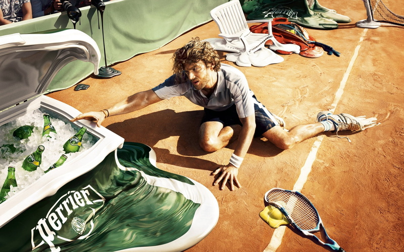 high angle view, lying down, polo, recreational Pursuit, technology, action, flooring, casual clothing, plastic, athlete, summer, perrier, lifestyles, outdoors