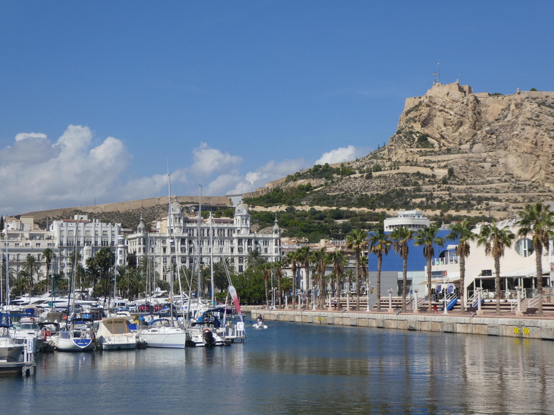 transportation, coast, spanish, spain, day, alicante, building, mediterranean, 4K, no people, nautical vessel, reflection, sky, cloud - sky, formation