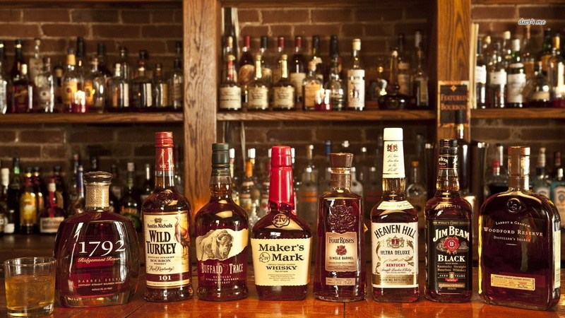bottle, alcohol, glass, wine, indoors, refreshment, variation, in a row, business, arrangement, choice, glass - material, whisky, container, food and drink