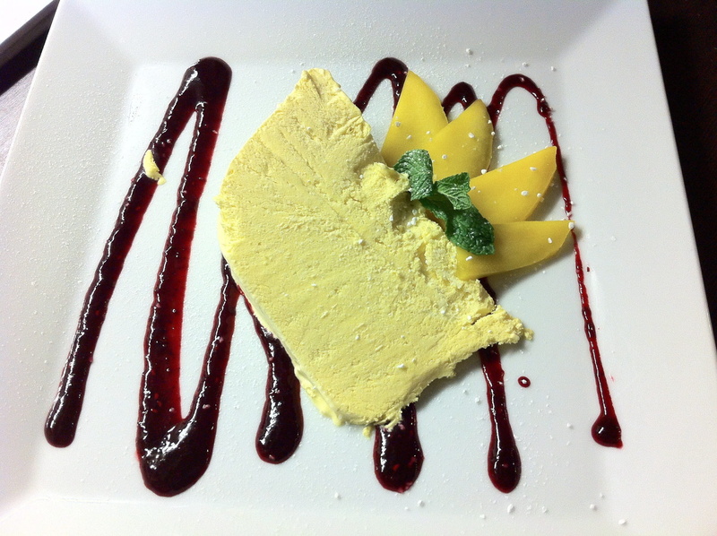 fruit, food styling, garnish, frozen, 2K, high angle view, temptation, indoors, sweet, plate, close-up, dairy product, ice cream, freshness, indulgence