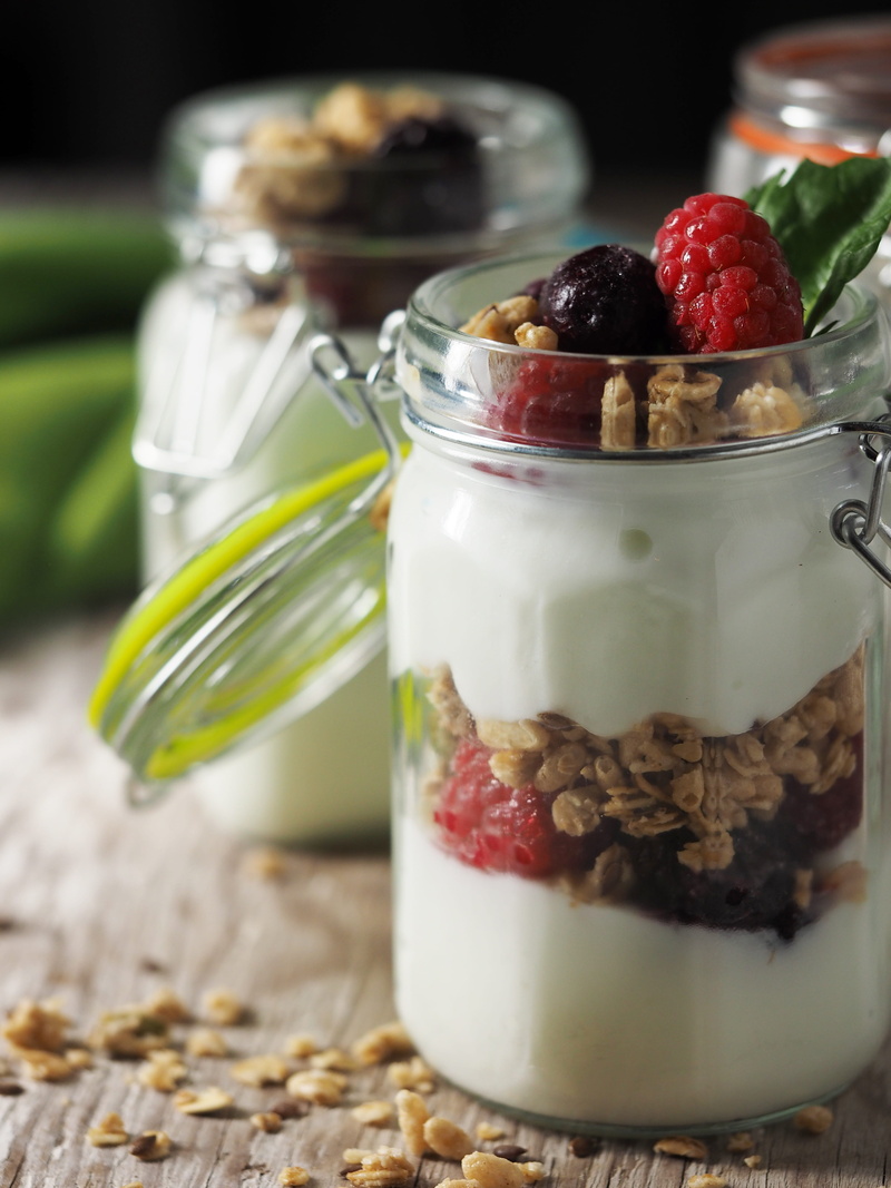 nuts, parfait, focus on foreground, layered, indulgence, close-up, dairy, transparent, berries, healthy, oats - food, sweet food, ready-to-eat, tasty, nutrition