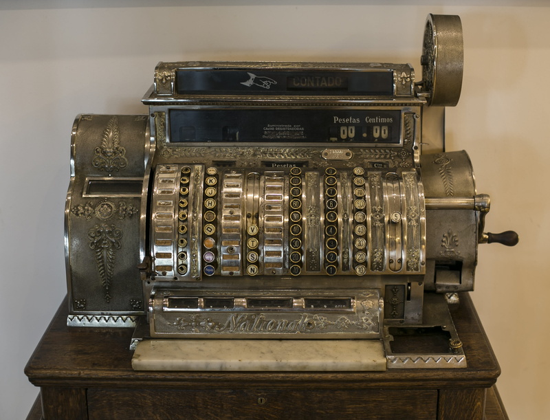 antique, obsolete, collector, push button, nostalgia, Vintage, machine register, table, indoors, no people, close-up, machine part, analog, cash register