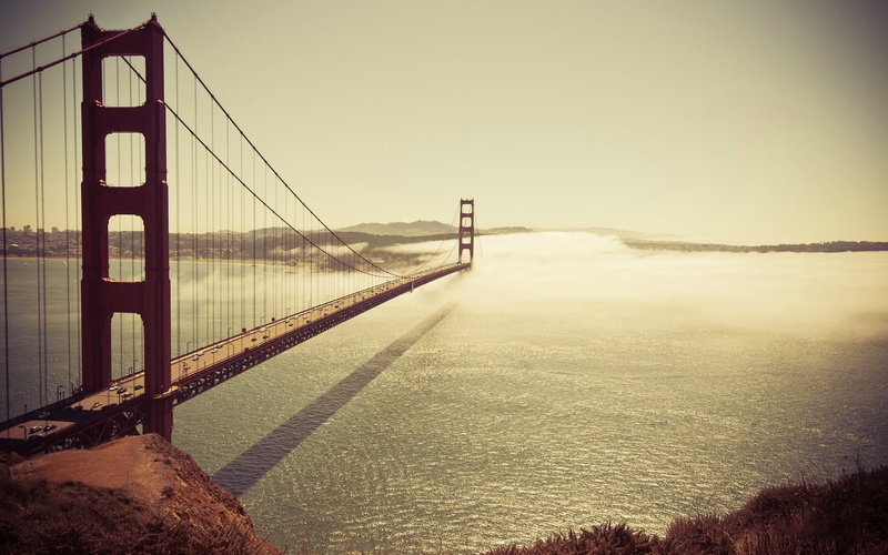 San Francisco, photography, sea, bridge, cityscape, 1080P, Pacific Ocean, architecture, Golden Gate Bridge