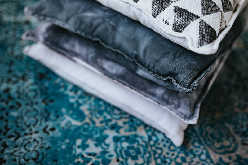 transportation, living room, table, denim, blue carpet, day, room, directly above, Designer, folded, light blue, composition, 4K, light, box, living, no People