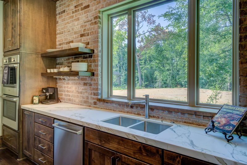 home Interior, household equipment, cabinet, gray, day, kitchen Counter, design, table, home, domestic Kitchen, flooring, house, kitchen, furniture, window