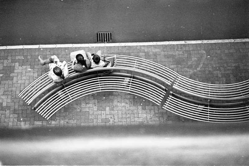 swimming pool, black And White, concepts And Ideas, leisure activity, real people, people, men, outdoors, water, architecture, photo, relaxation, three