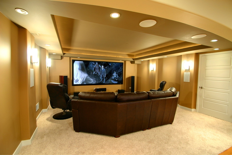 sofa, teatr, chairs, interior, 2K, TV, home, cinema, column.