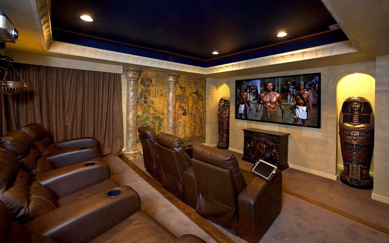 Interior Design, Home cinema, Indoors, 1080P