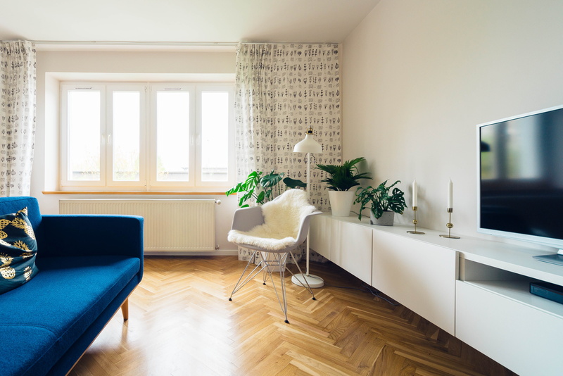luxury, modern, parquet floor, absence, cozy, chair, electric lamp, seat, living room, window, home showcase interior, white, room, table, screen, home interior