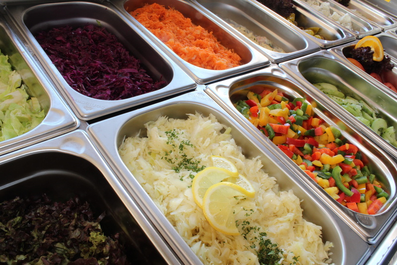 food and drink, spoon, 5K, ready-to-eat, salad, cooked, high angle view, choice, Salad Bar, variation, meal, wellbeing, marie, indoors, tray, Buffet, vegetable
