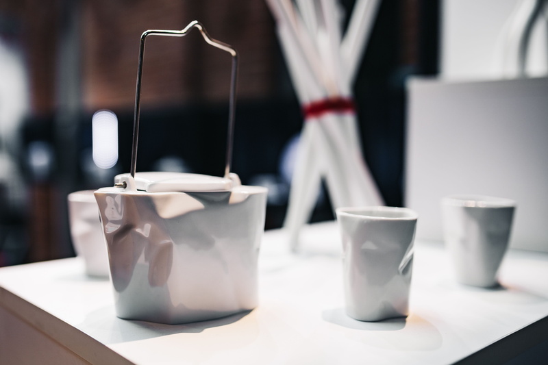 paper, dishes, still life, selective focus, table, 5K, dishware, absence, kitchenware, close-up, no people, ceramic, tea cup, cup, day, group of objects