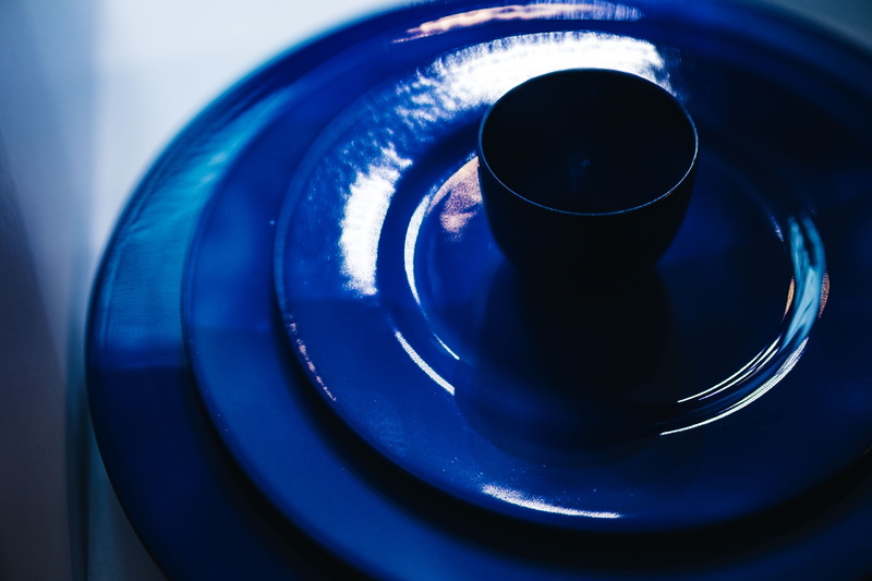 blue, coffee, dishes, still life, tablecloth, cup, 4K, coffee cup, freshness, crockery, Collection, liquid, high angle view, mug, selective focus, circle
