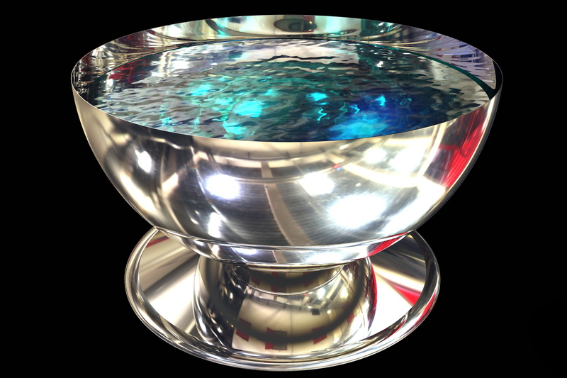 close-up, glass, bowl, dish, metallic, crockery, glass - material, transparent, indoors, turquoise colored, silverware, black background, studio shot, dishware