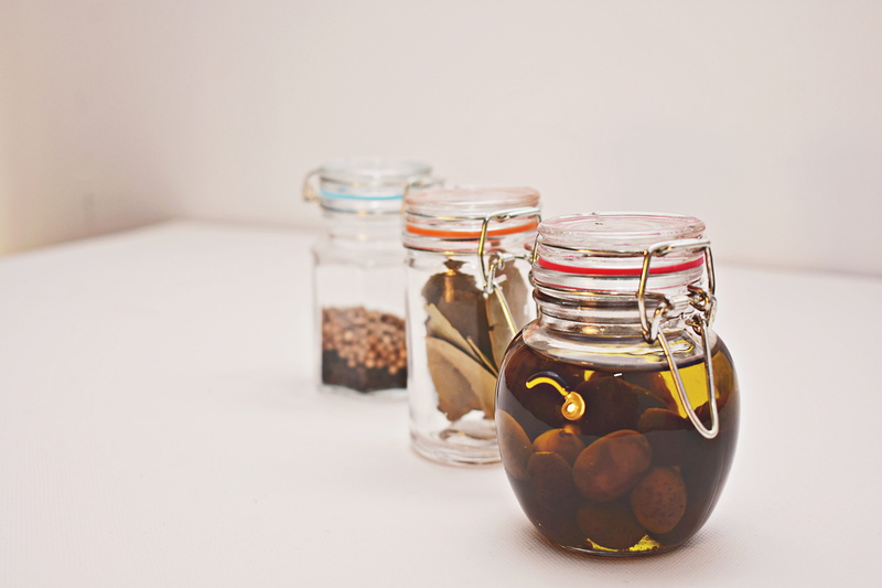 variation, table, still life, healthy eating, jar, kitchen, herb, culinary, household, vegetable, spice, glass - material, 5K, container, pepper, assortment