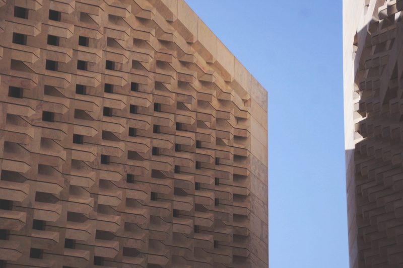 office building exterior, day, minimal, sunlight, skyscraper, 5K, building, repetition, clear sky, no people, city, building exterior, la valette, modern