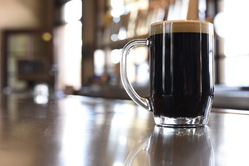 cup, bar, bar counter, crockery, wood, glass, focus on foreground, pub, alcohol, blur, alcoholic beverage, food and drink, close-up, freshness, restaurant