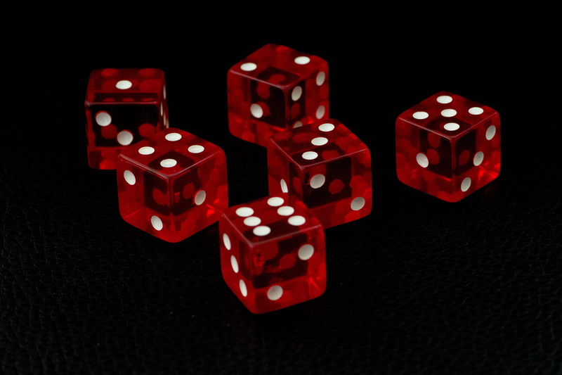 gambling, leisure games, casino, play, crystal optics, cube, nightlife, indoors, success, game of chance, arts culture and entertainment, black background