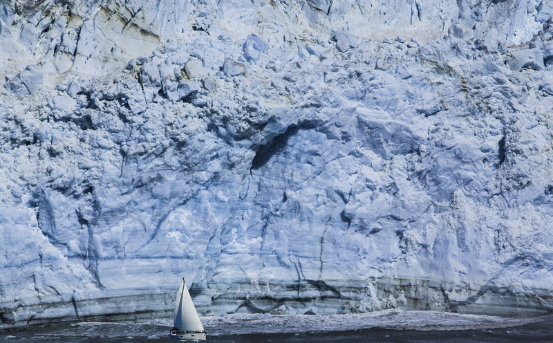 iceberg, 5K, white color, Water, sailboat, rock, Travel, environment, Mountain, Glacier, nature, melting, Ocean, alongside, scenics - nature, cold temperature