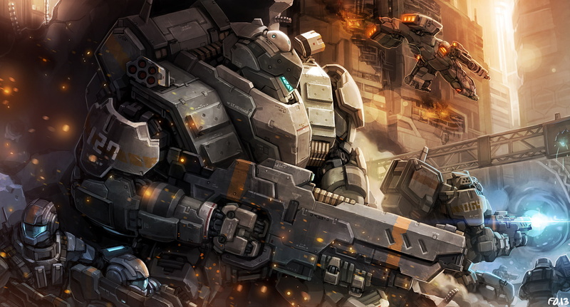 armor, original, gun, mecha, weapon, bail, 720P, building