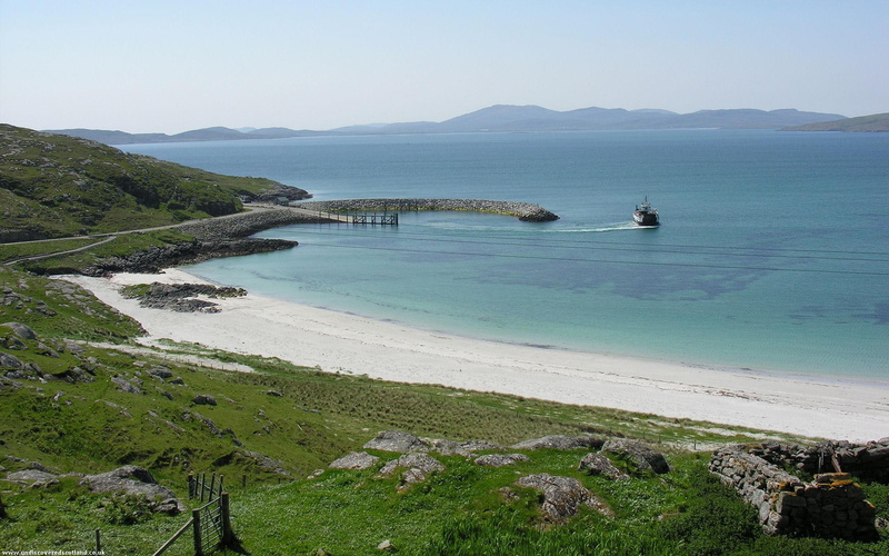 ferry, sound, 3d and abstract, scotland, scotl, barra, 1080P