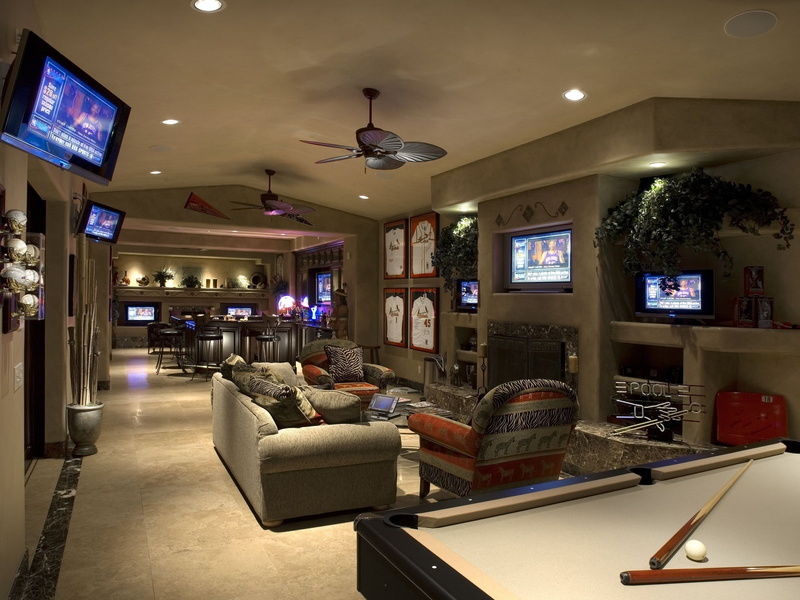 sofas, television, bar, interior, barra, 720P
